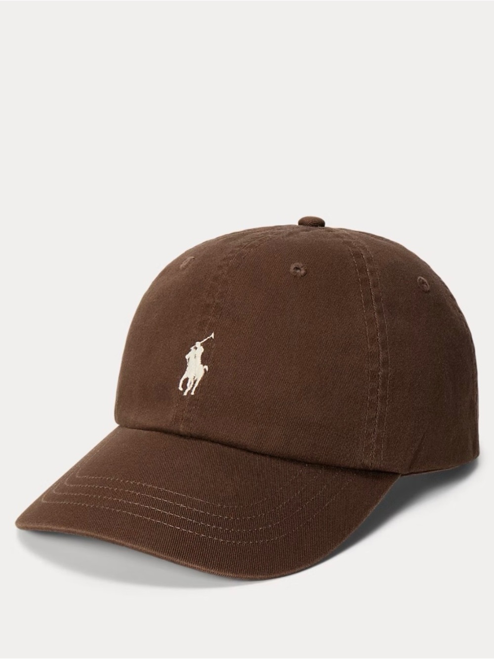 Ralph Lauren Chocolate Brown Polo Player Cap
